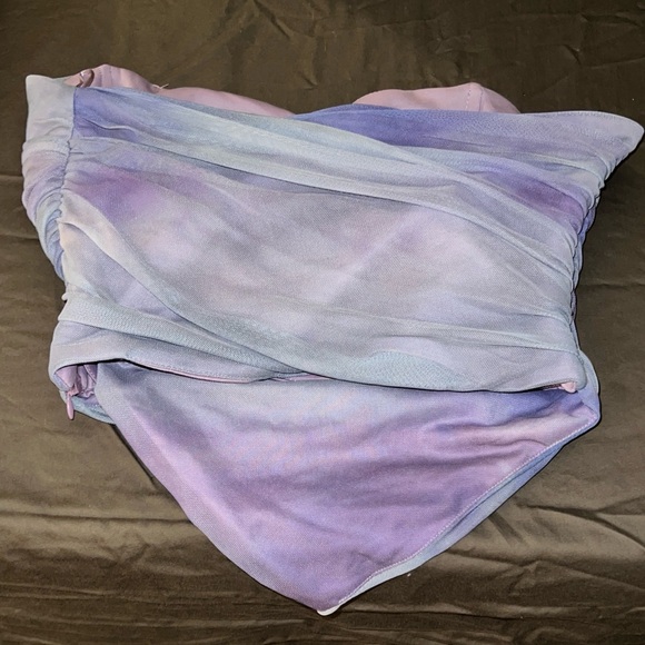 TULLE STRAPLESS TOP - Picture 5 of 5